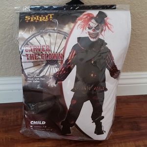 Kid's Unisex Carver the Clown costume